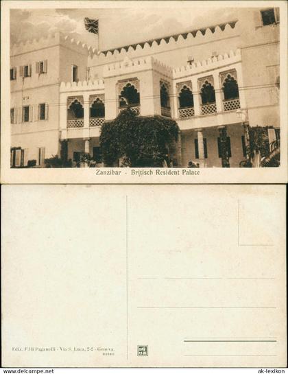 Sansibar Zanzibar زنگبار‎ Britisch Resident Palace Tansania Tanzania 1931