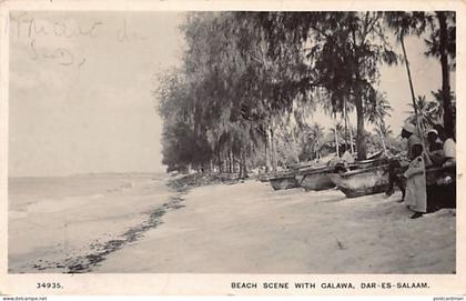 Tanzania - DAR-ES-SALAAM - Beach scene with Galawa - Publ. Estaf 34935
