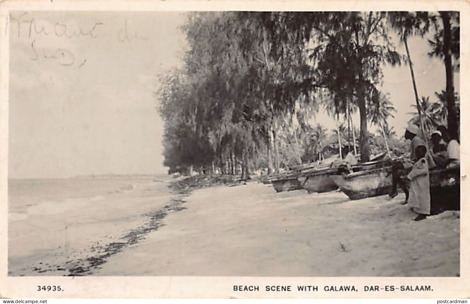 Tanzania - DAR-ES-SALAAM - Beach scene with Galawa - Publ. Estaf 34935