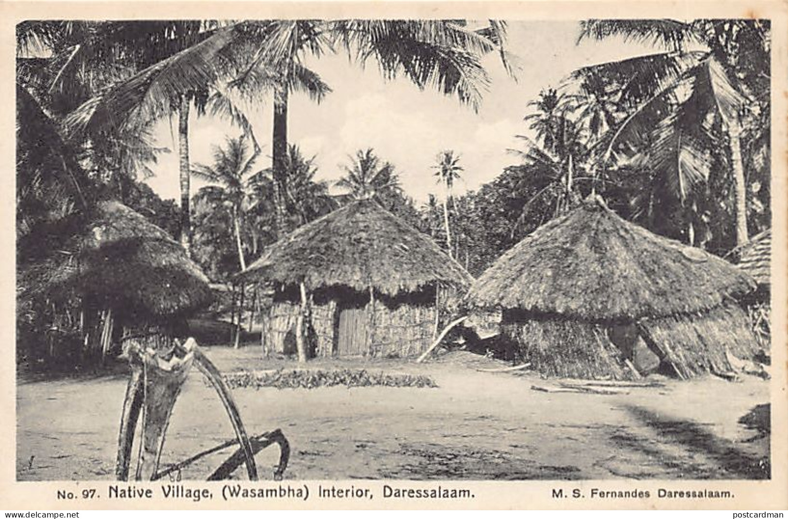 Tanzania - Native village (Wasambha) - Publ. M. S. Fernandes 97