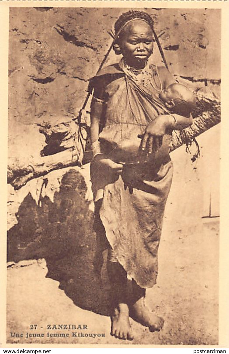 Tanzania - Zanzibar - A young Kikuyu girl - Publ. Spiritus 27