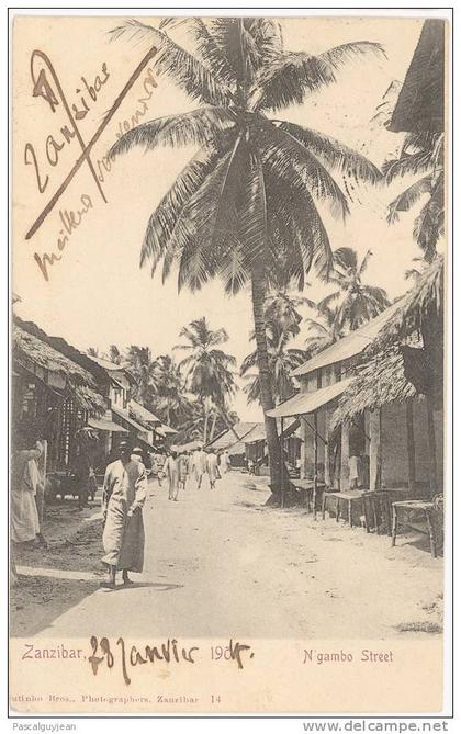 CPA ZANZIBAR - N'GAMBO STREET