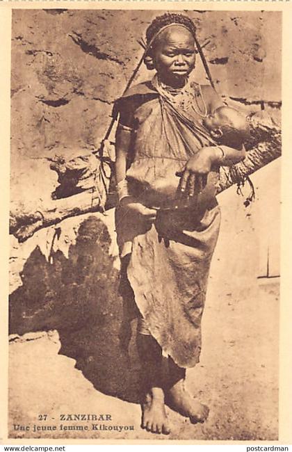 Tanzania - Zanzibar - A young Kikuyu girl - Publ. Spiritus 27