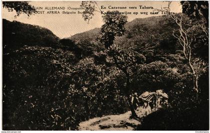 CPA Carte Postale Est Africain allemand  Tanzanie En Caravane vers Tabora    VM94957ok