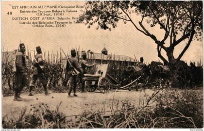 CPA Carte Postale Est Africain allemand  Tanzanie Entrée des troupes belges à Tabora   VM94969ok