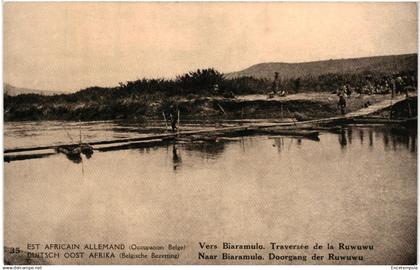 CPA Carte Postale Est Africain allemand Tanzanie  Traversée de la Ruwuwu Vers Biaramulo    VM94960ok