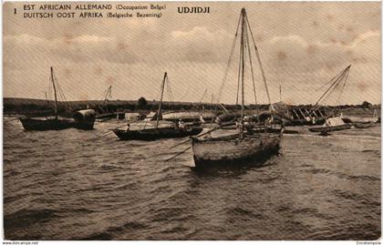 CPA Carte Postale Est Africain allemand Tanzanie Udjidji  Bateaux Lac Tanganyika    VM94991ok