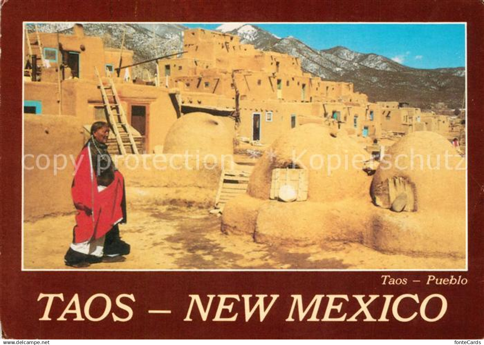 Taos New Mexico Stadtansicht