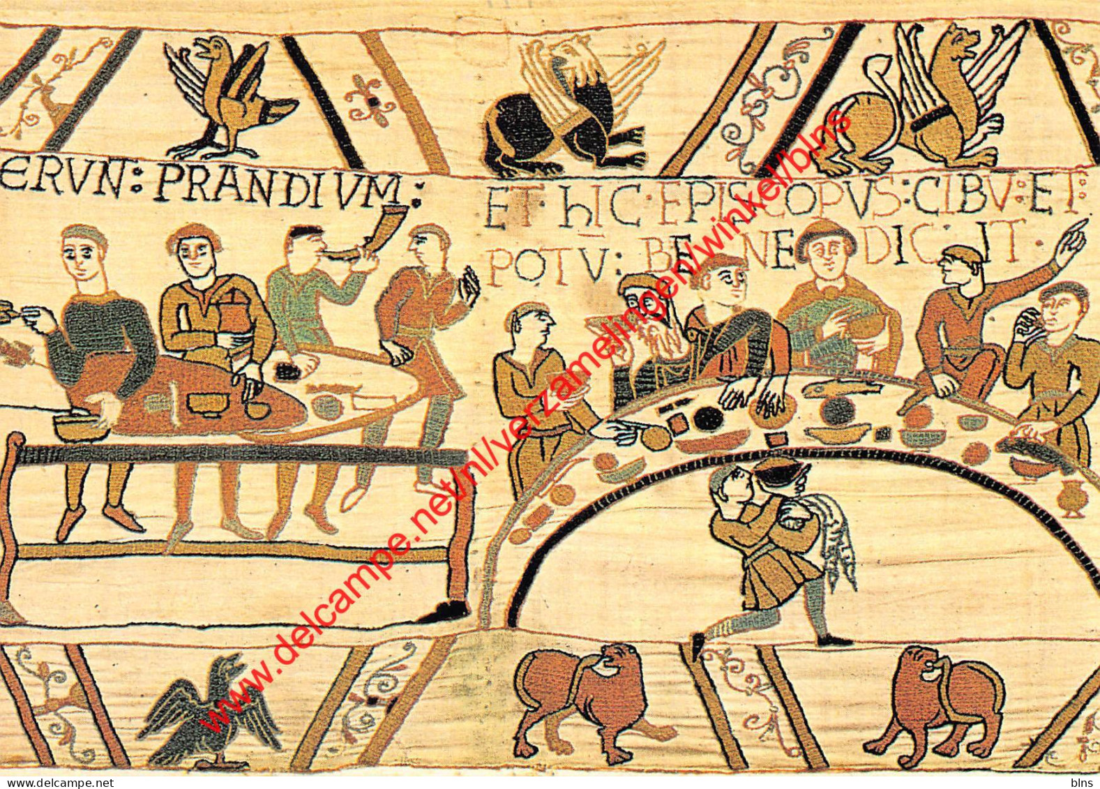 Tapisserie de Bayeux - Festin d'honneur de Guillaume - Bayeux - (14) Calvados