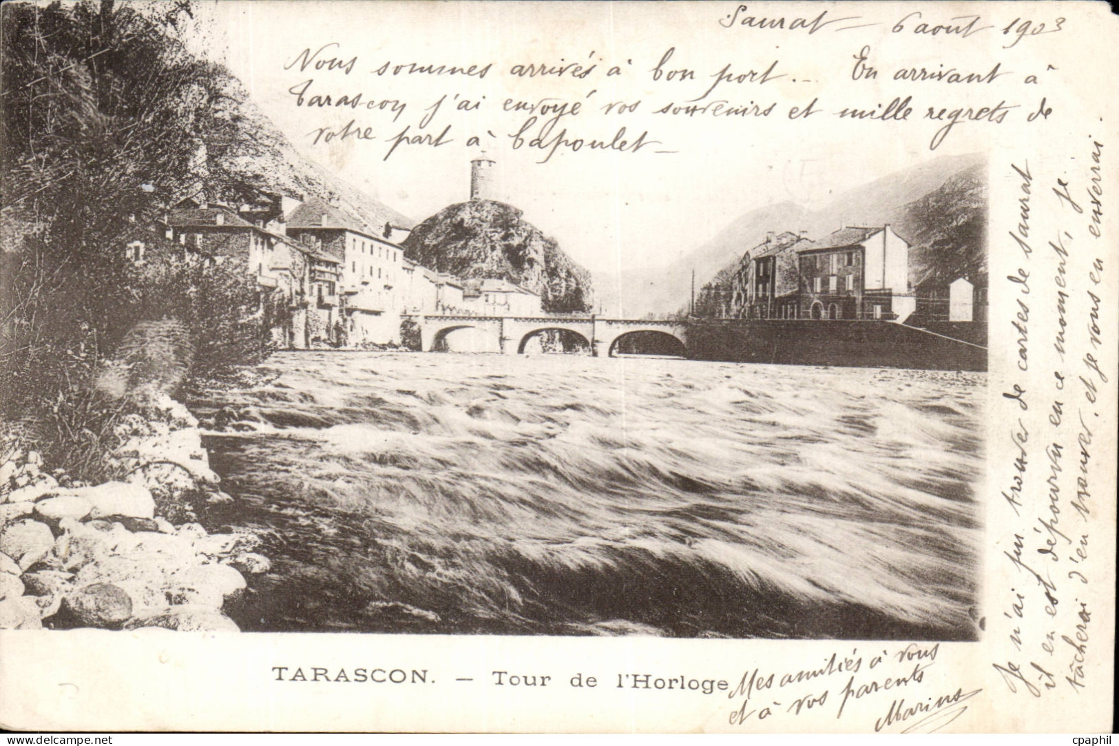 Tarascon - Tour de l'Horloge - CPA
