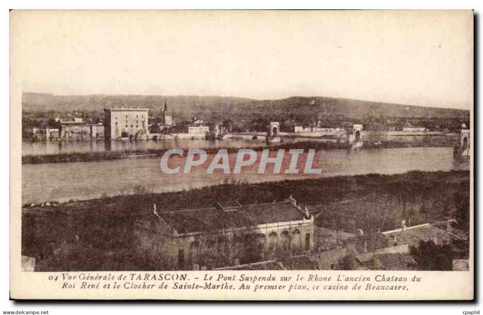 Tarascon - Vue Generale - CPA