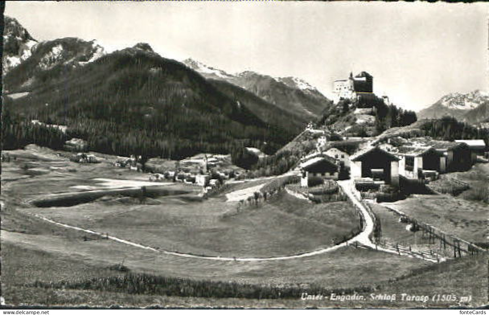 Tarasp Schloss Tarasp Engadin