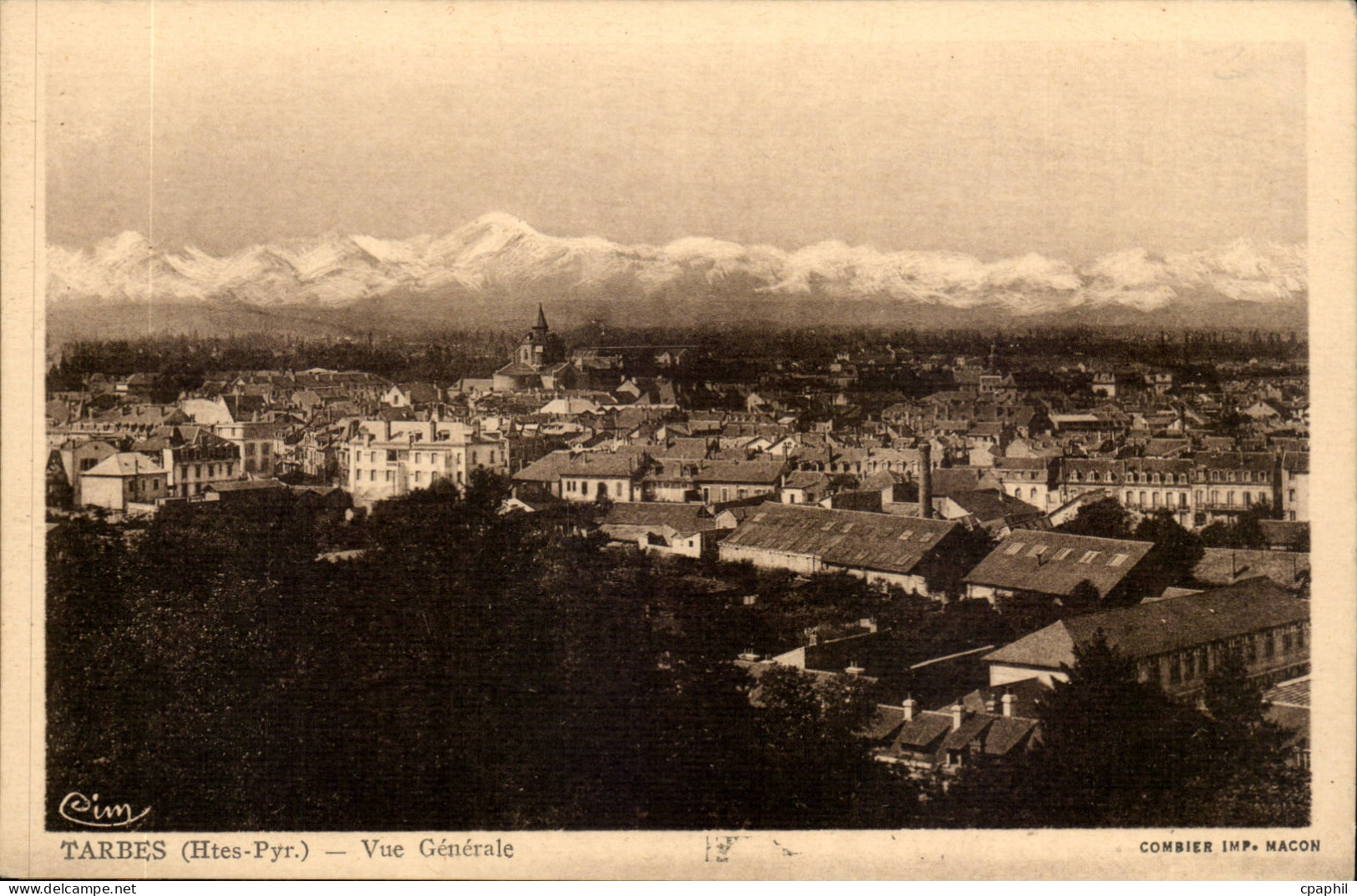 Tarbes CPA Vue generale