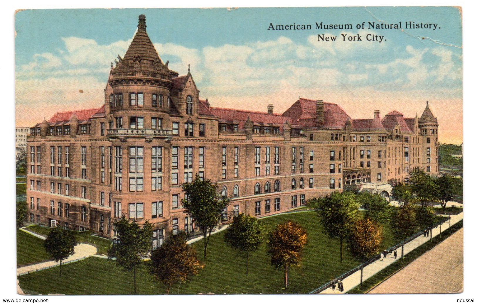 tarjeta postal  de American Museum of natural  History.