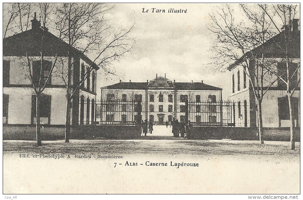 Tarn : Albi, Lycée d´Albi, Caserne Laperouse