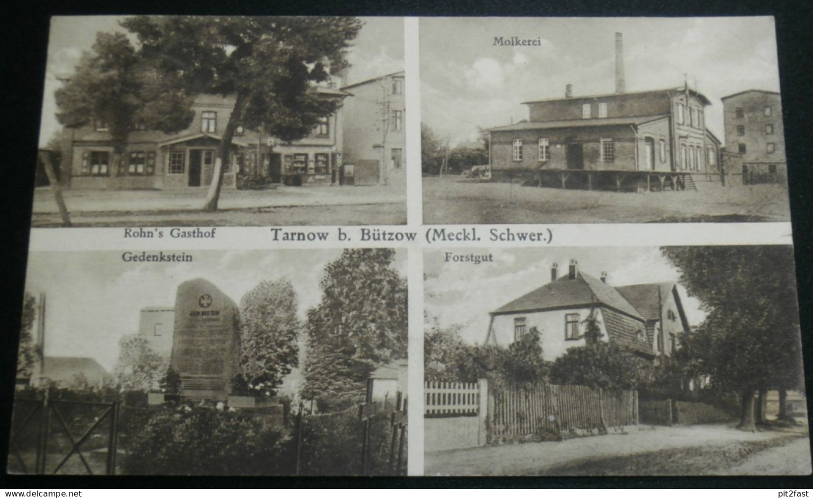 Tarnow b. Bützow , 1931 , Forsthaus , Molkerei , Gasthof , Mecklenburg , Ansichtskarte !!