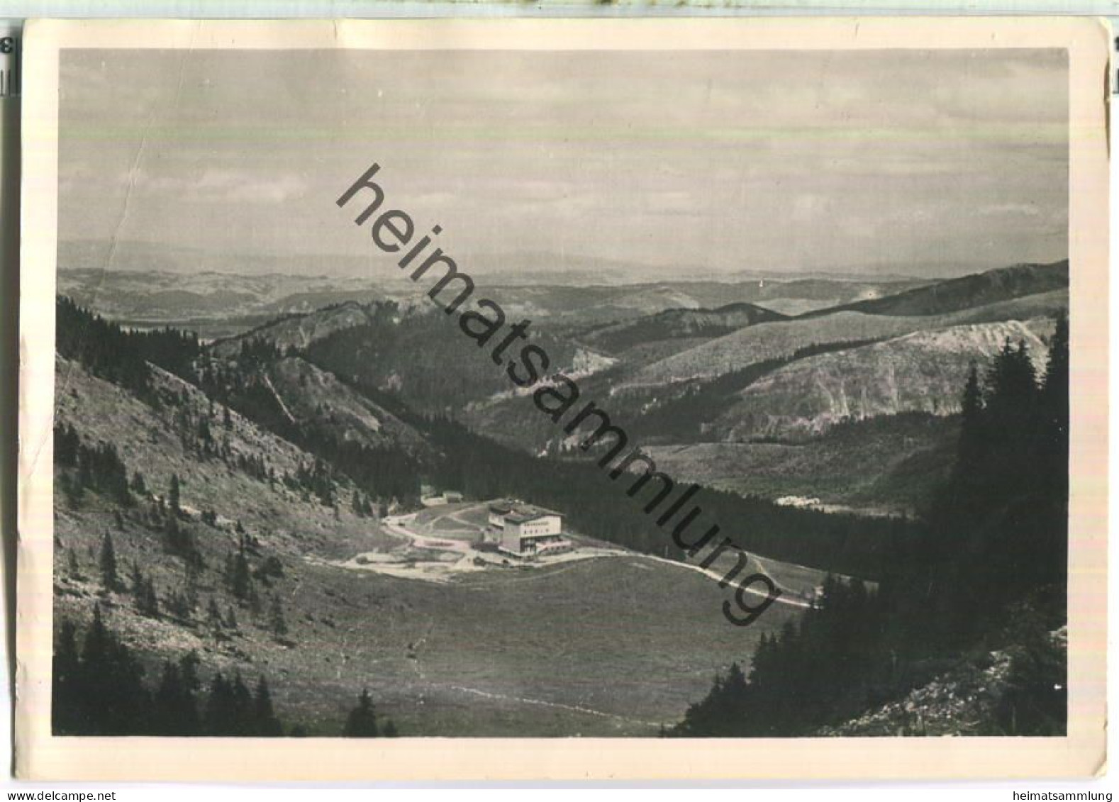 Tatra - Berghaus Krakau - Foto-Ansichtskarte - Verlag Akropol Krakau - Rückseite beschrieben 1944