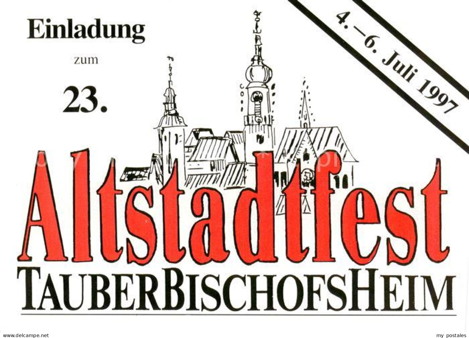 Tauberbischofsheim Altstadtfest Illustration