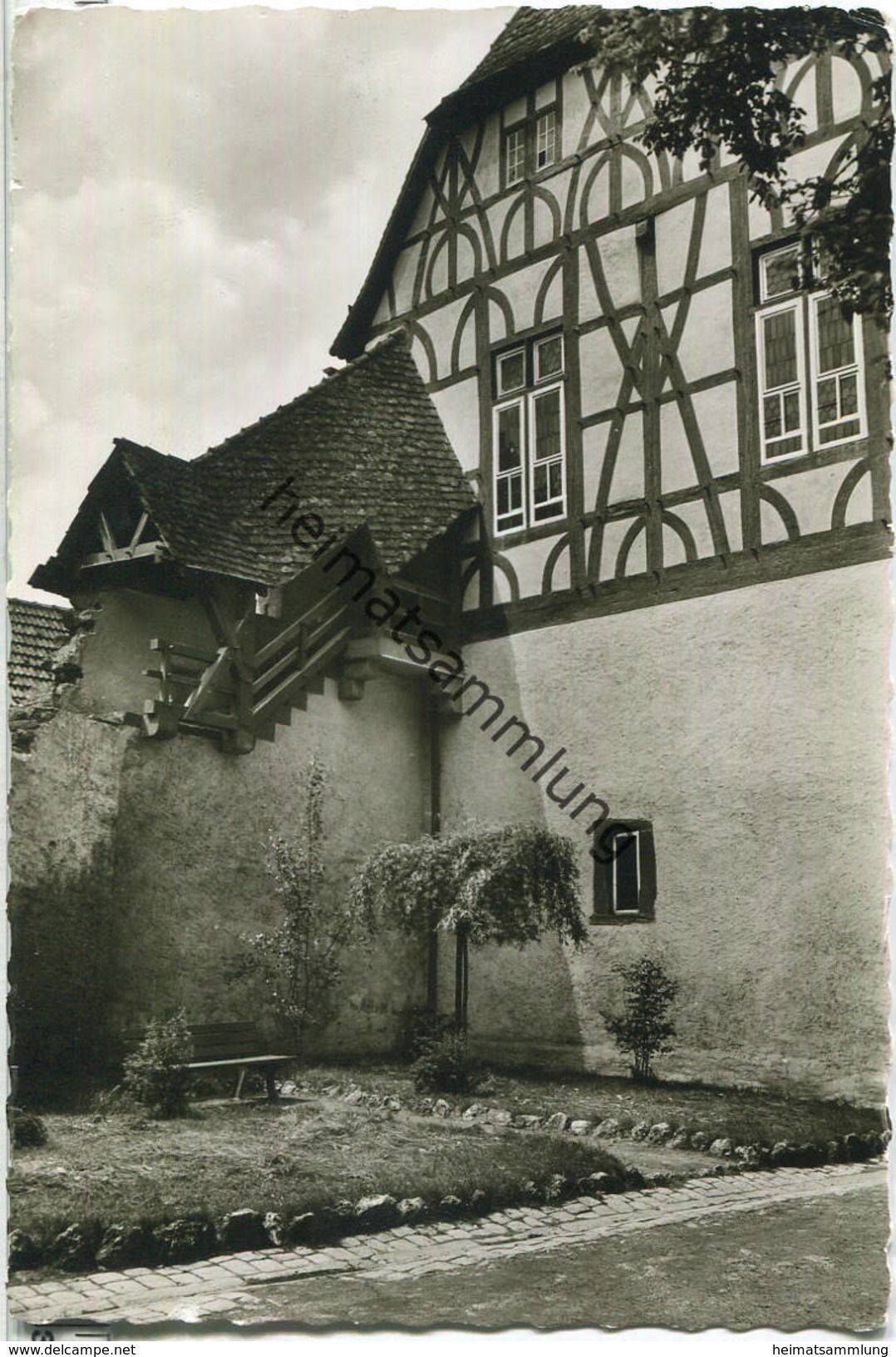 Tauberbischofsheim - An der Stadtmauer- Foto-Ansichtskarte