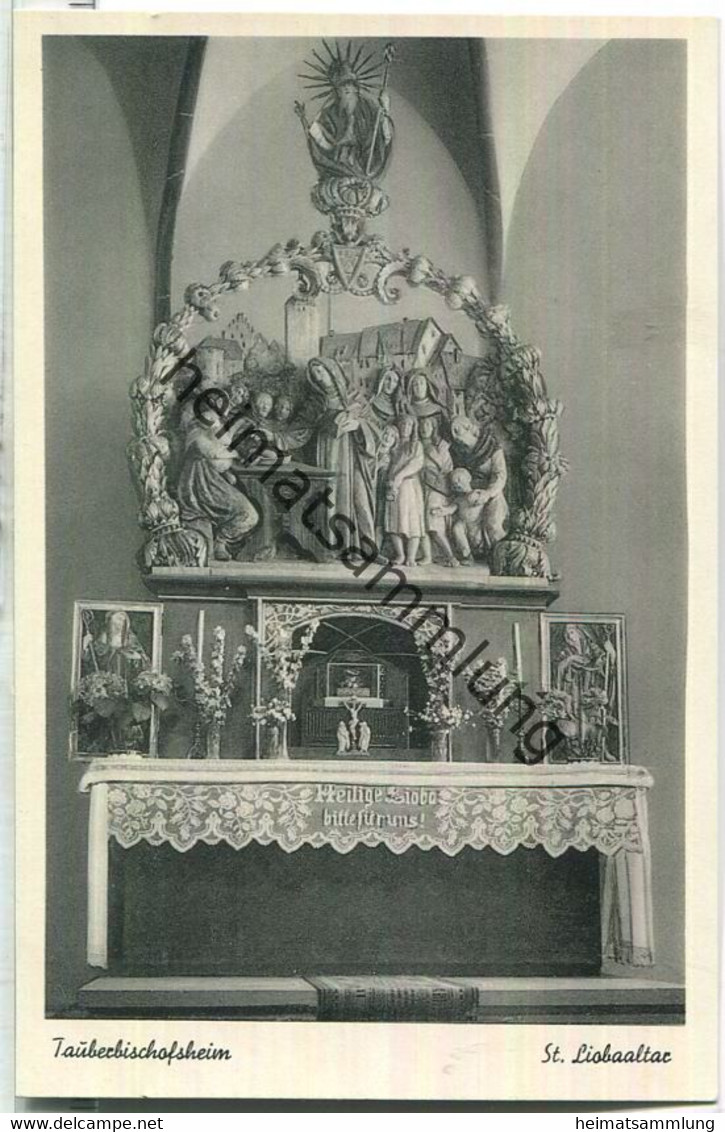 Tauberbischofsheim - St. Liobaaltar - Verlag K. Weinig Inhaber Franz Stein Tauberbischofsheim