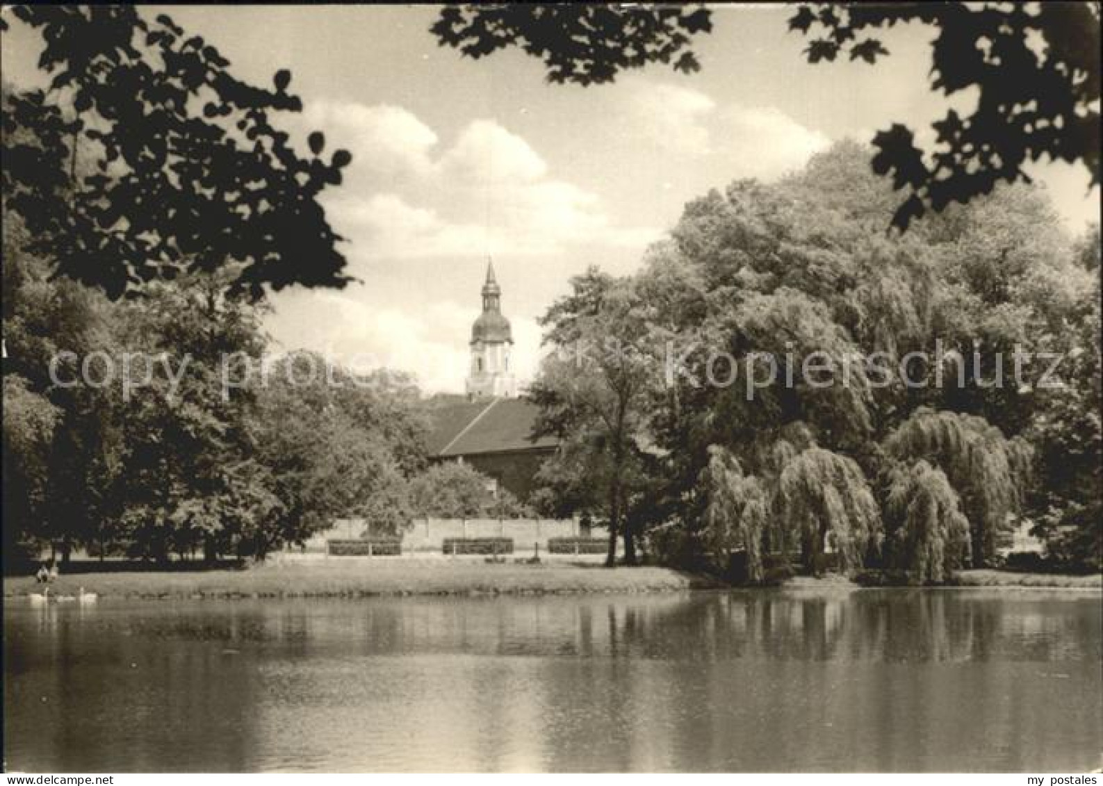 Taucha Sachsen Gondelteich Kirchturm