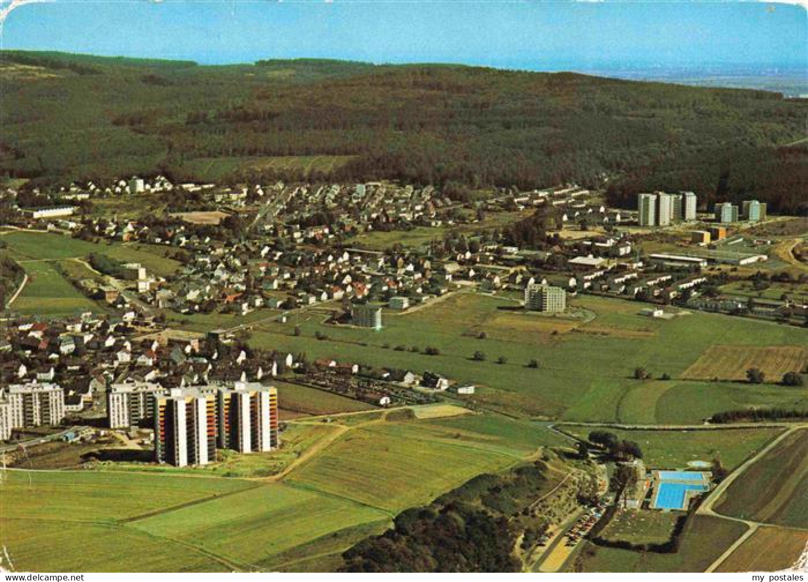 Taunusstein Stadtteil Hahn Fliegeraufnahme