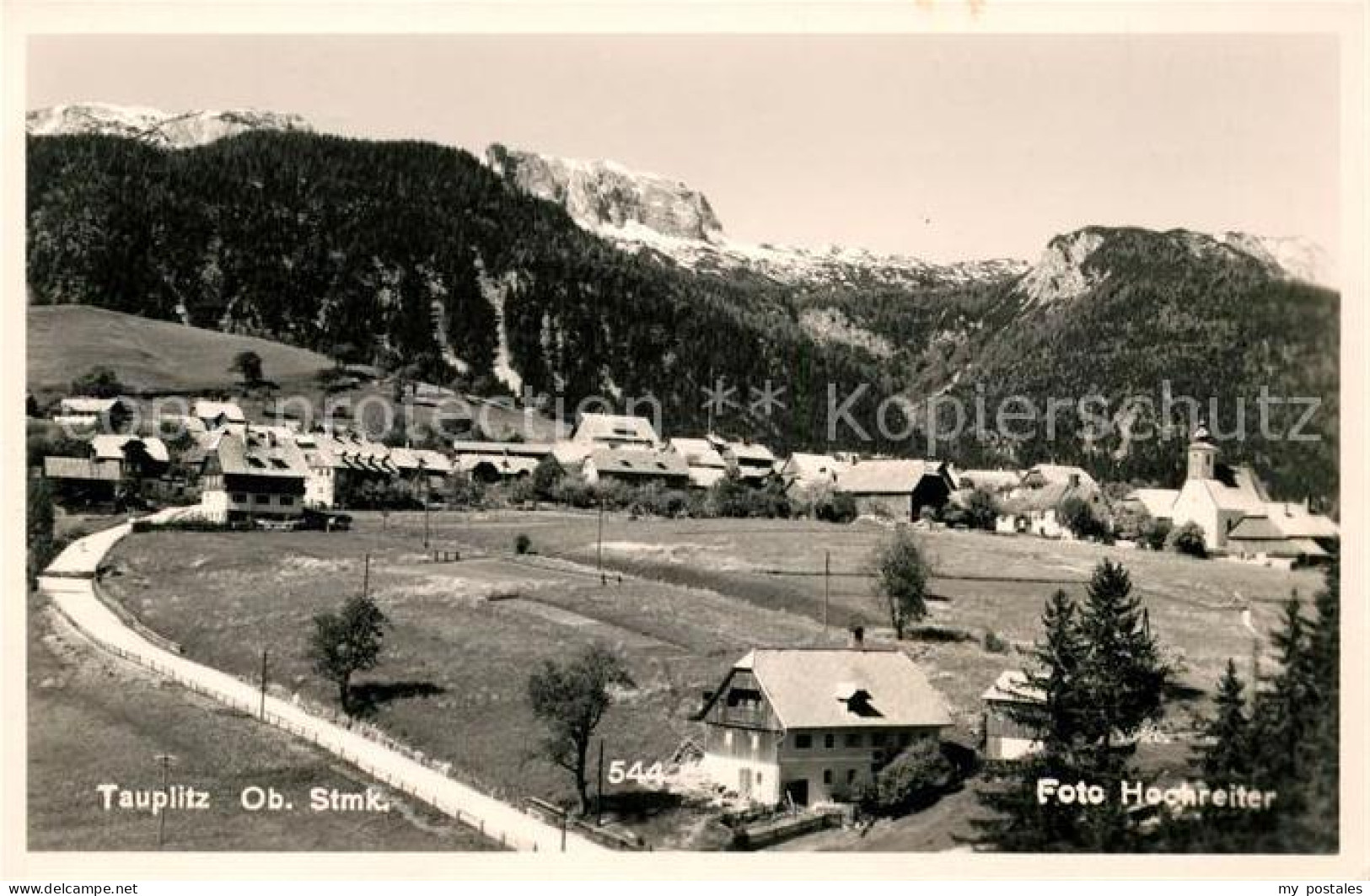 Tauplitz Gesamtansicht mit Alpen