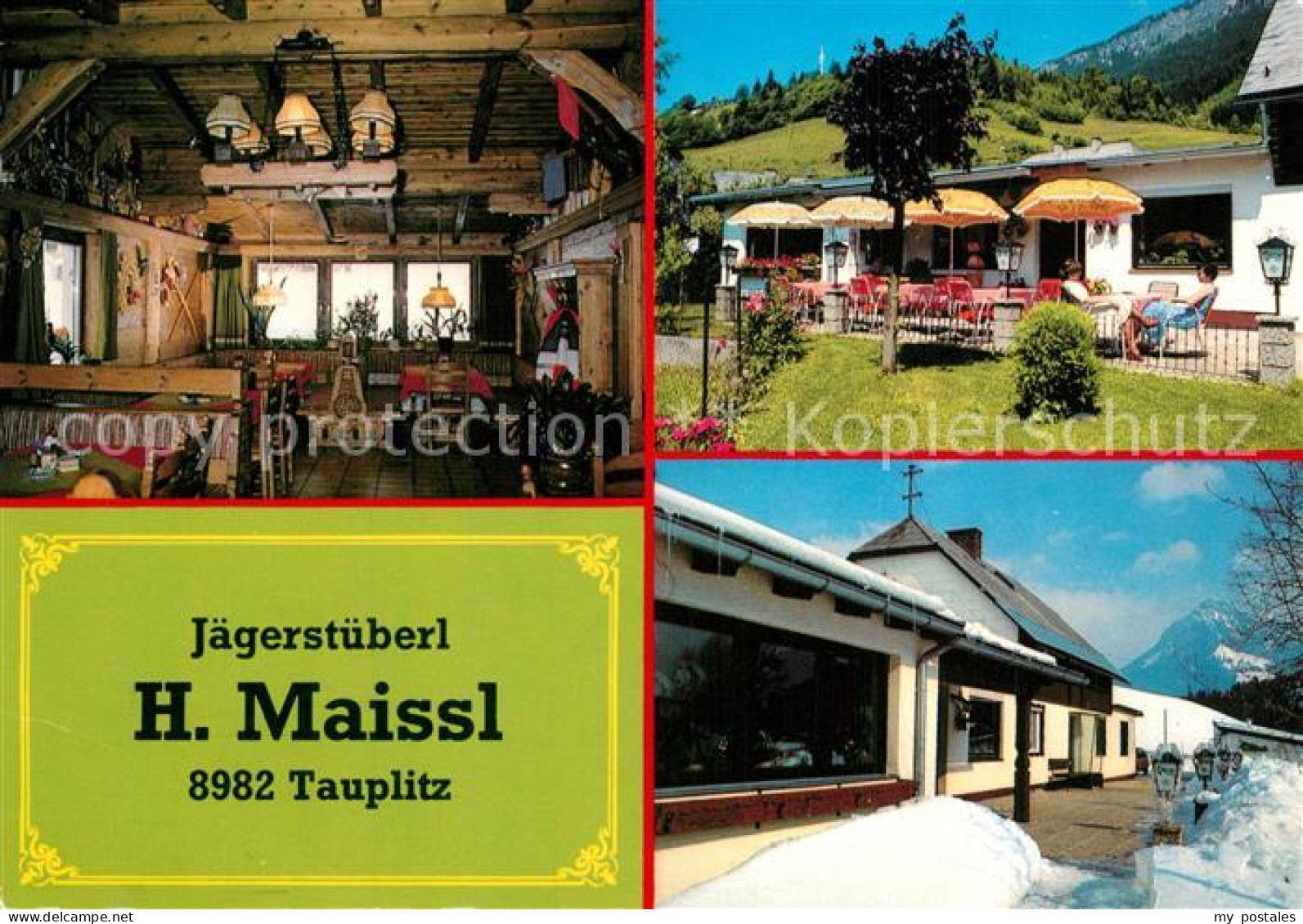 Tauplitz Jaegerstueberl Gastraum Terrasse