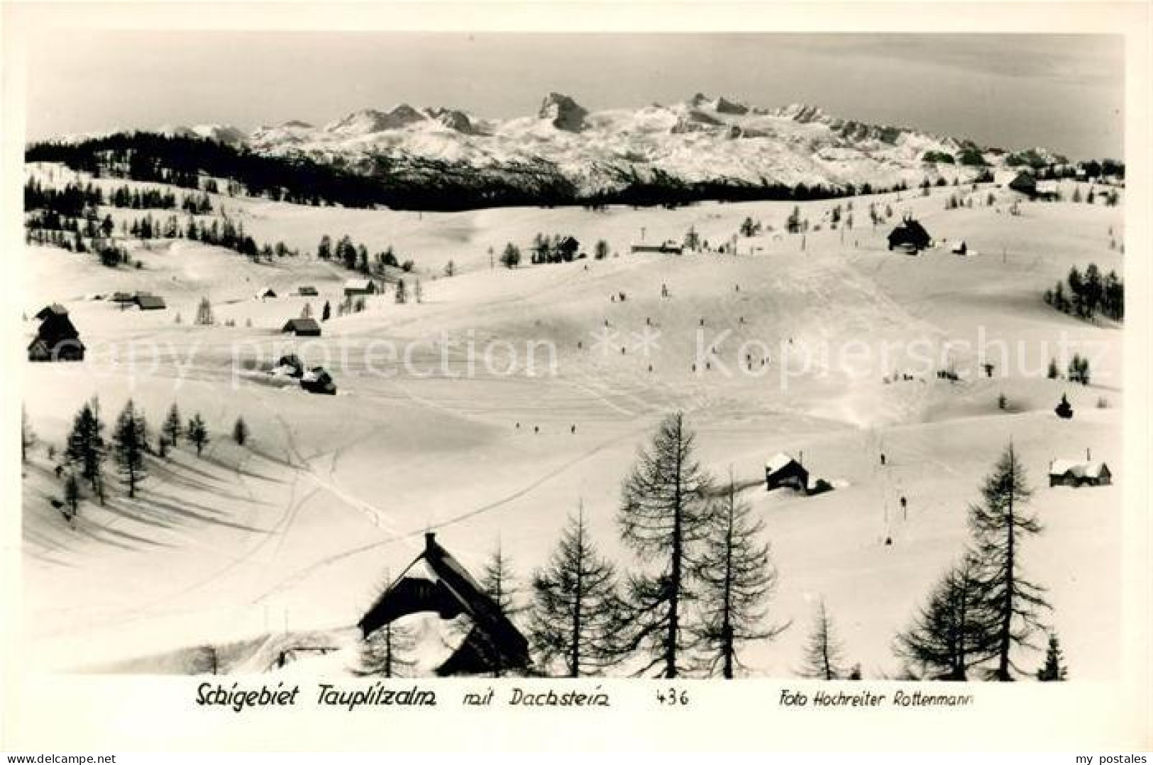 Tauplitzalm Panorama Skigebiet Totes Gebirge