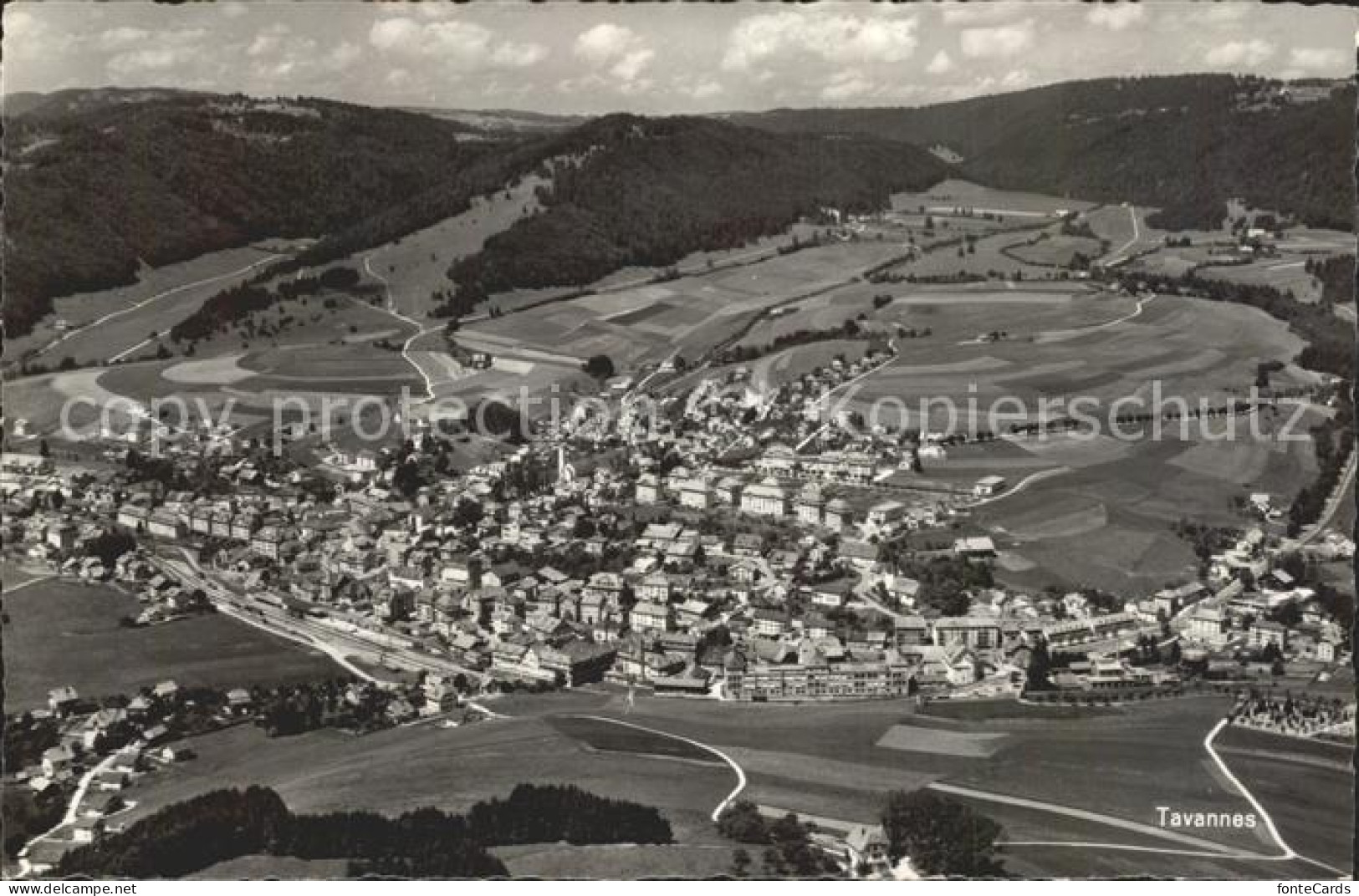 Tavannes Vue aerienne
