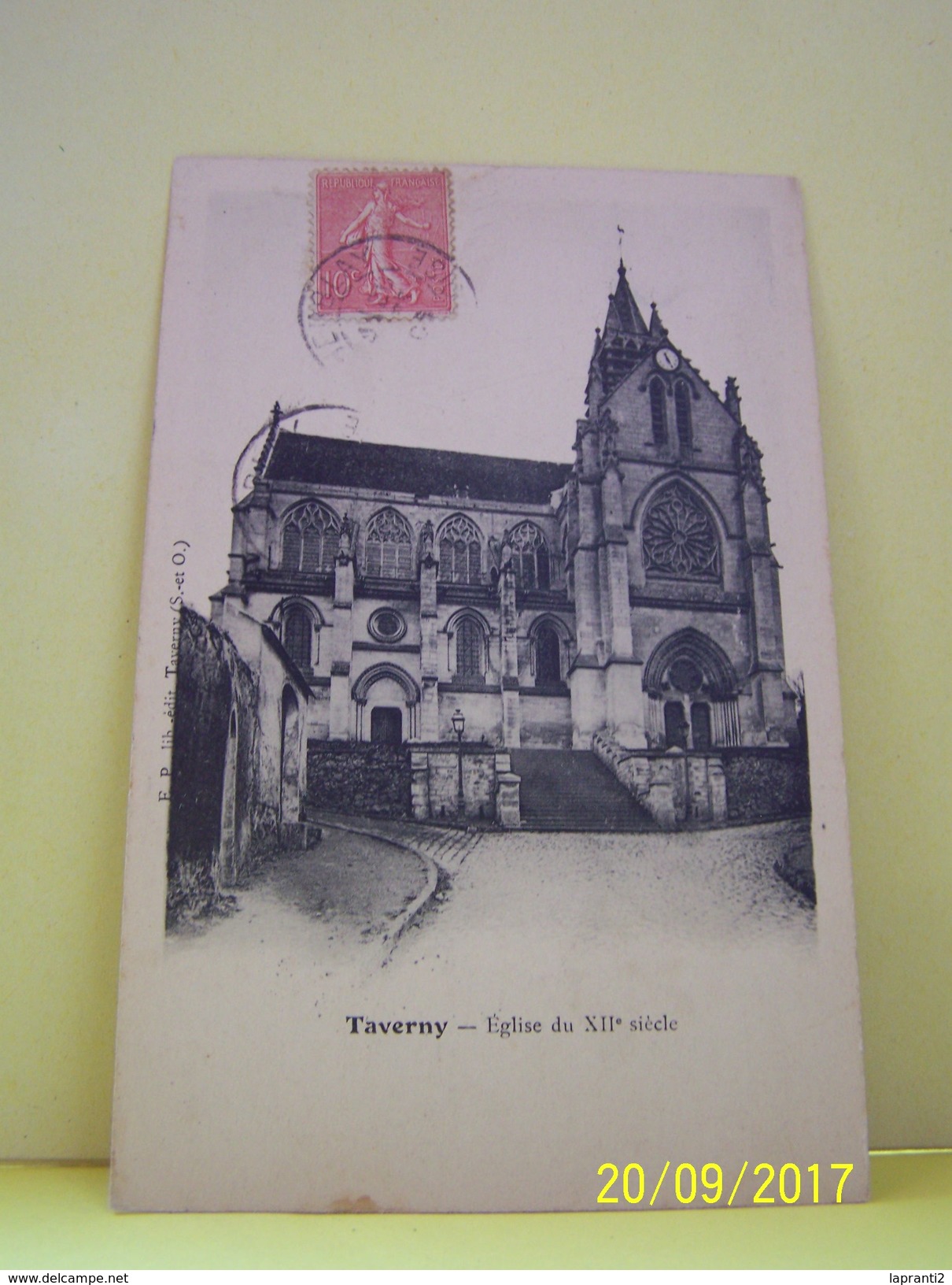 TAVERNY (VAL D'OISE) EGLISE DU XII°SIECLE.