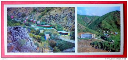 recreation area in Romit Gorge - 1974 - Tajikistan USSR - unused