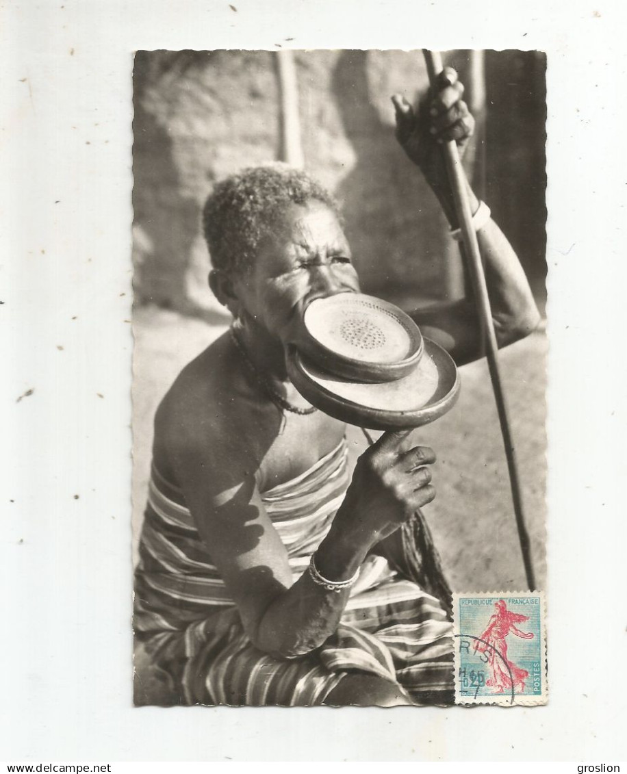 TCHAD 2389 FORT ARCHAMBAULT FEMME SARA KABA (FEMME A PLATEAUX) 1961