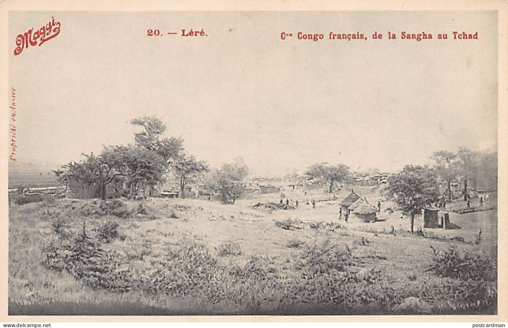Tchad - LÉRÉ - Vue générale - Ed. Concession du Congo Français de la rivière Sangha au Tchad - Maggi 20