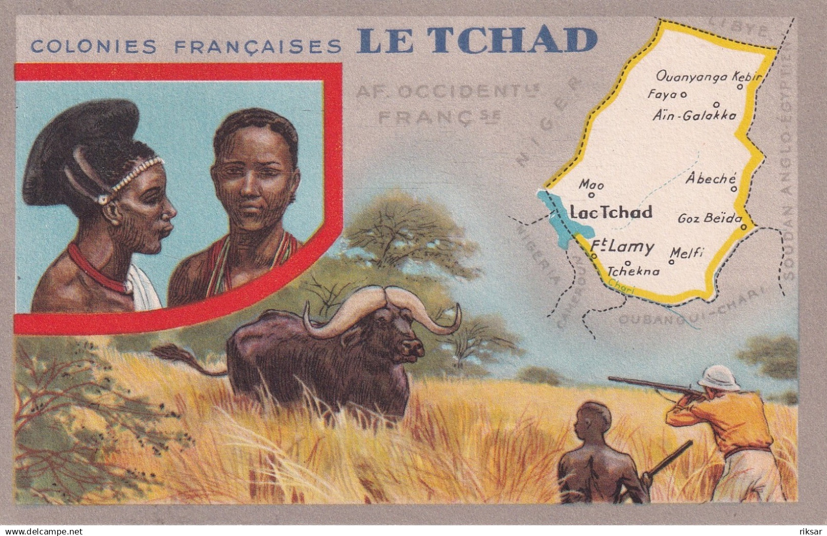TCHAD(PUBLICITE LION NOIR)