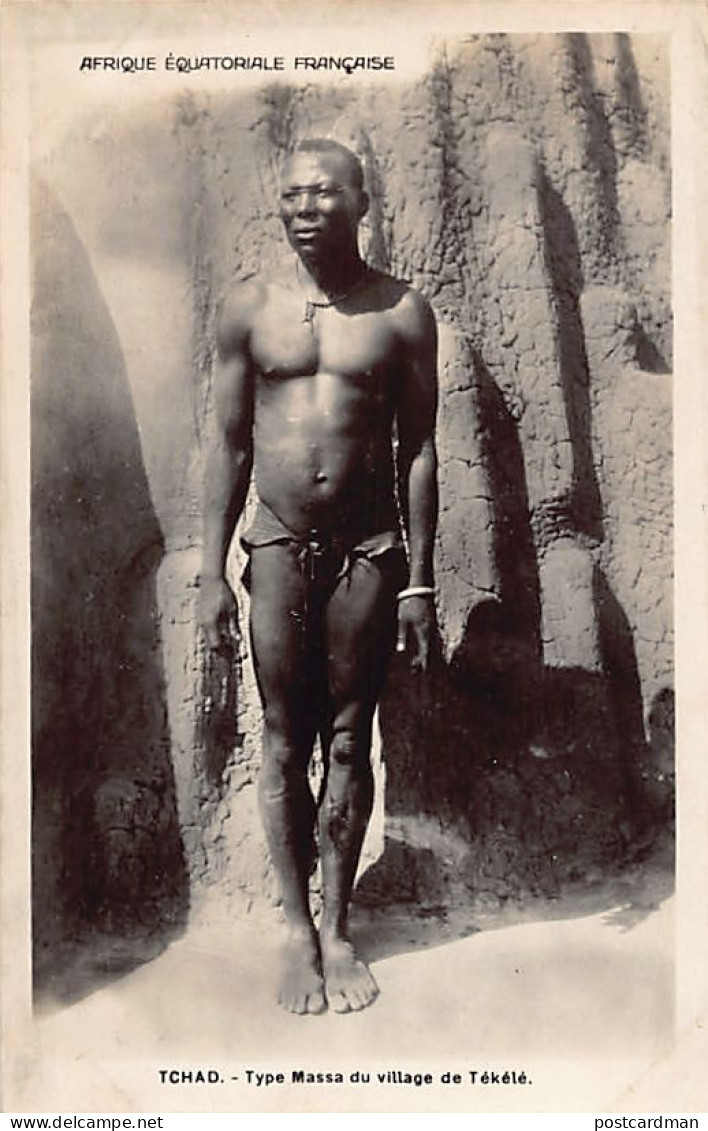 Tchad - Type d'hommeMassa au village de Tékélé - Ed. inconnu