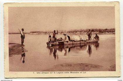 AK 056983 CHAD - Une priogue sur le Logone entre Moundou et Lai