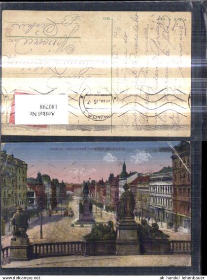 180798,Prag Praha Vaclavske namesti od Musea