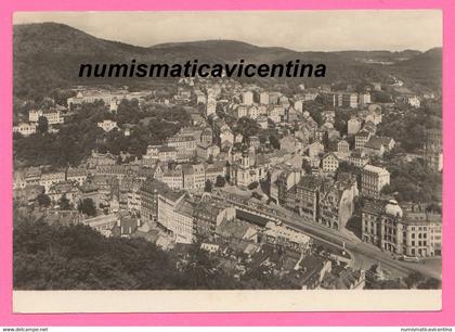 Cekia Repubblica Karlovy Vary Carlsbad ex Boemia cpa anni 60 panorama