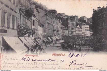 CZECH REPUBLIC - Karlsbad - Sprudelgasse 1899