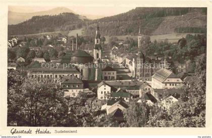 Haida  Sudeten Novy Bor CZ Glasstadt Panorama