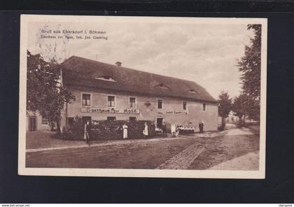 Tschechien AK Ebersdorf Habartice Gasthaus zur Rose