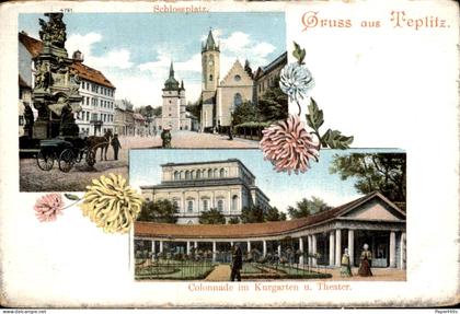 Tsjechië Czech Republic - Teplitz - Schlossplatz