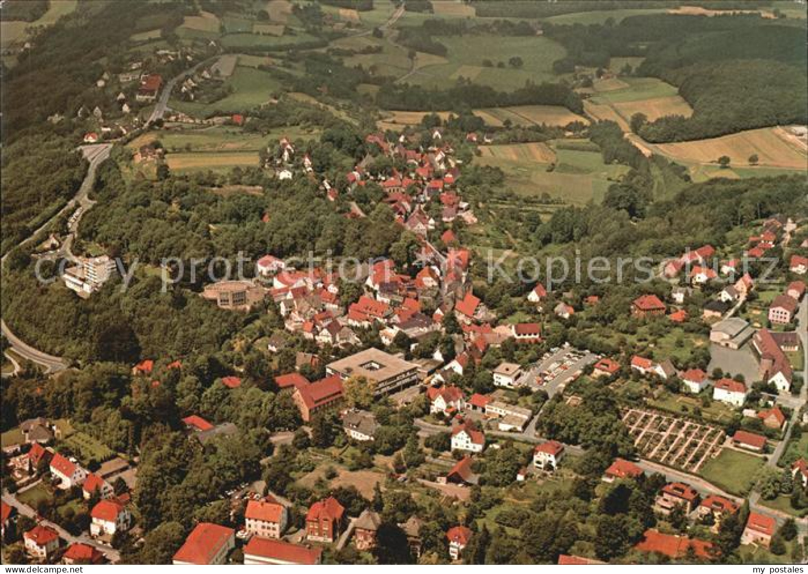 Tecklenburg Steinfurt NRW Fliegeraufnahme