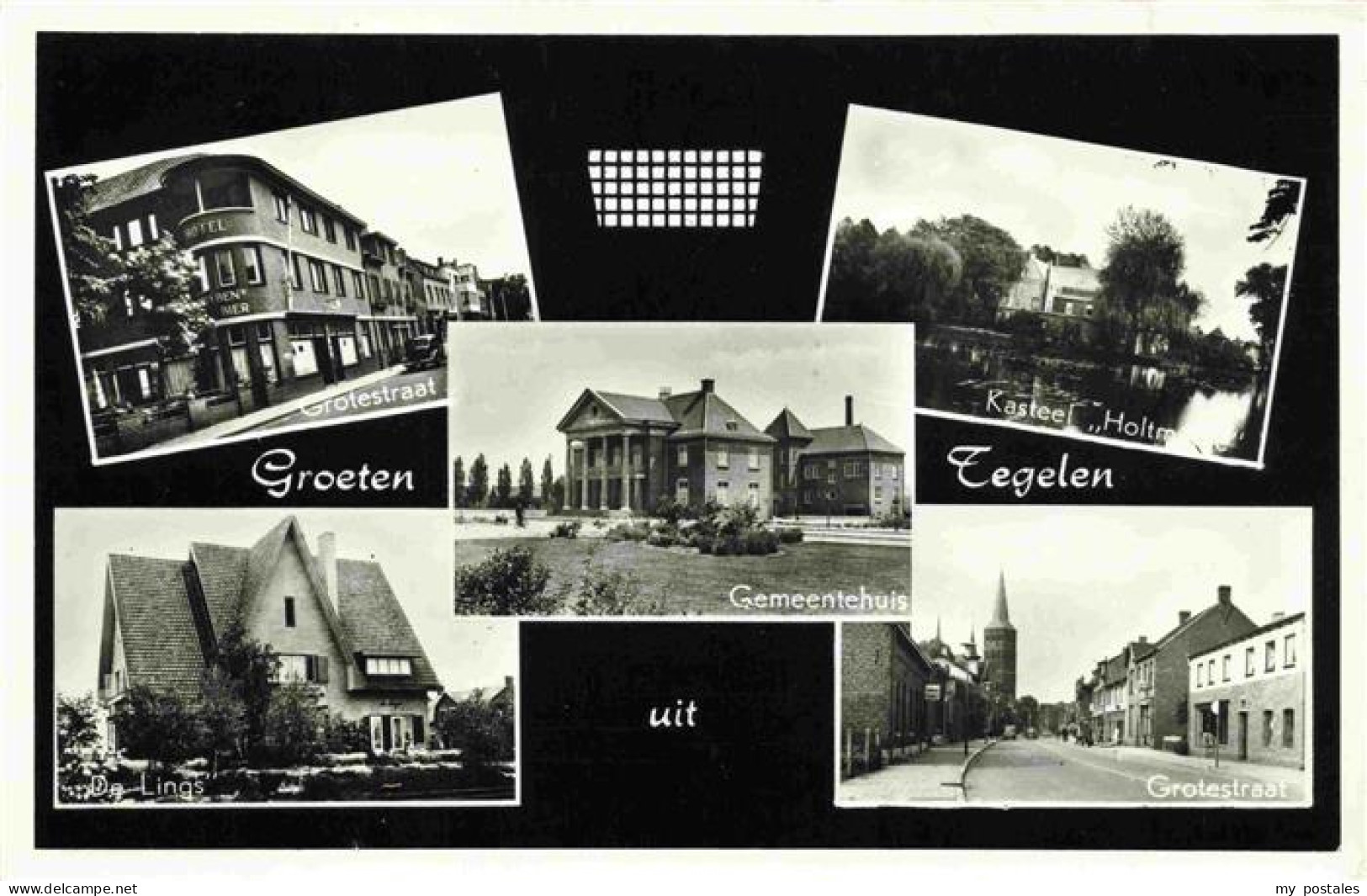 Tegelen NL Grotestraat Kastel Holt Gemeentehuis De Lings