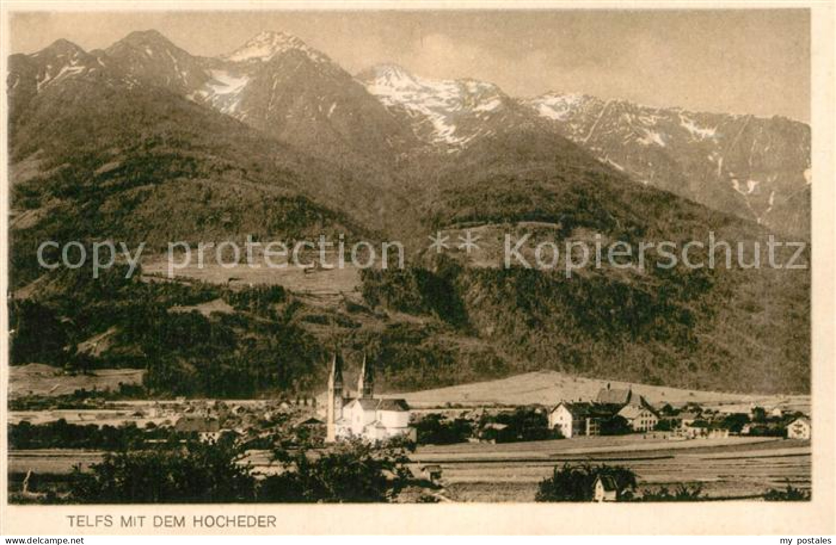 Telfs Tirol mit dem Hocheder