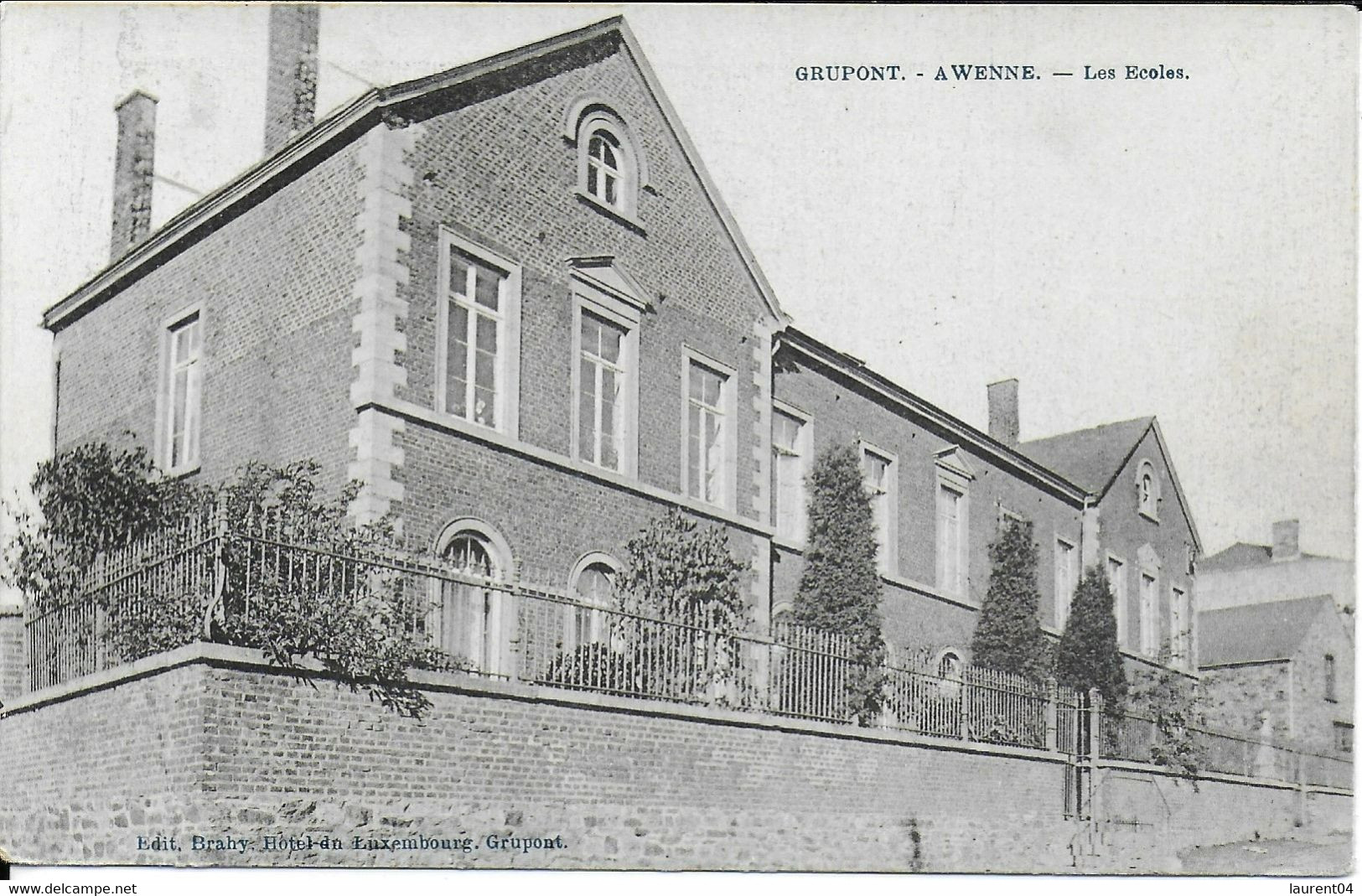 TELLIN. GRUPONT.  AWENNE. LES ECOLES.