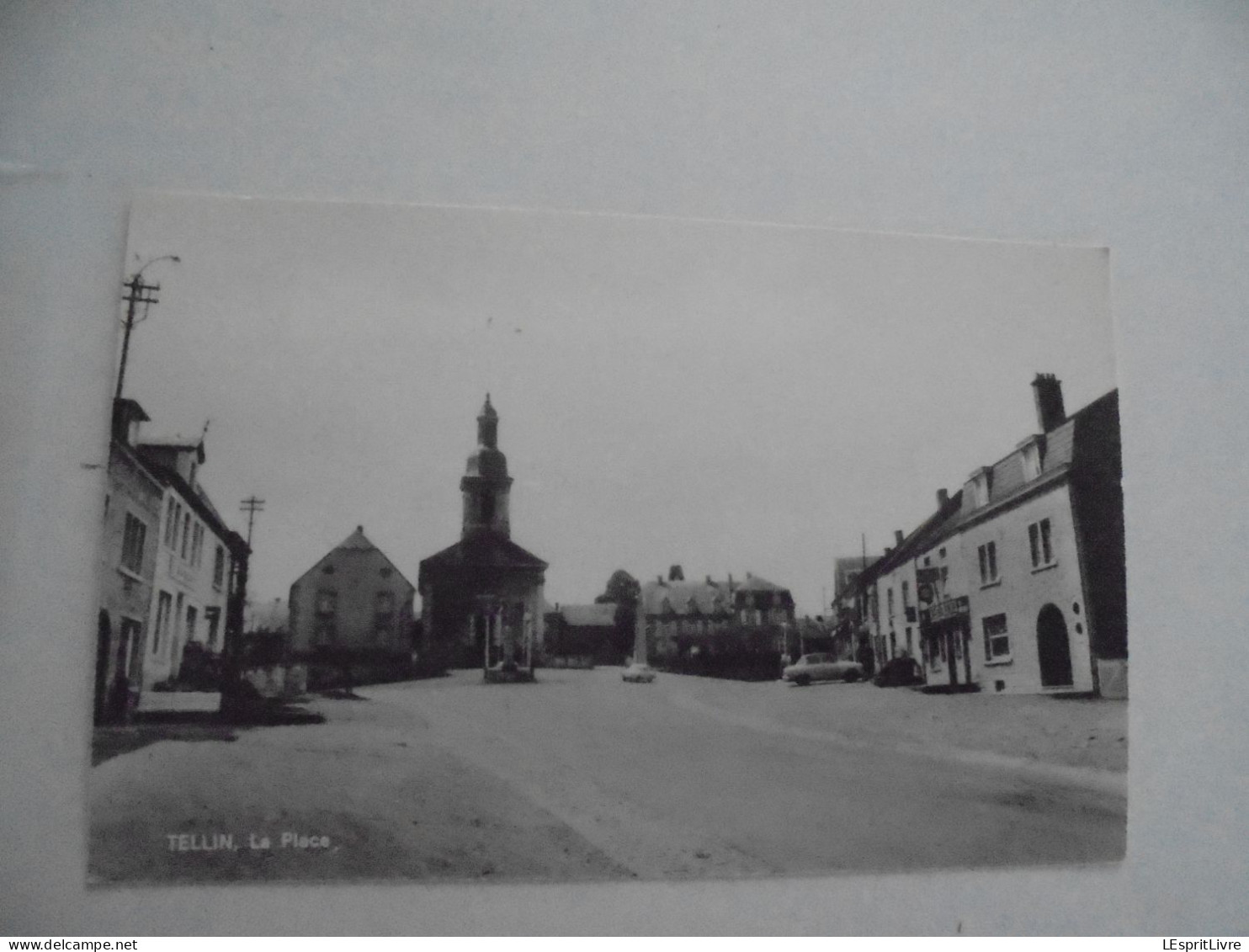 TELLIN La Place Carte Postale Postcard