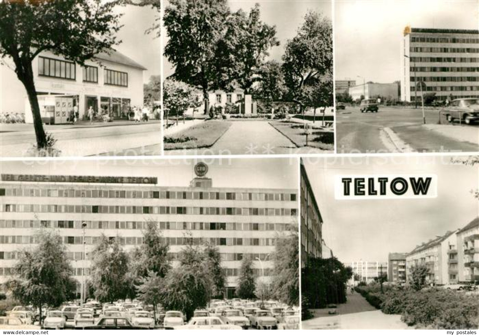 Teltow Strassenpartien VEB Regler Werke Teltow