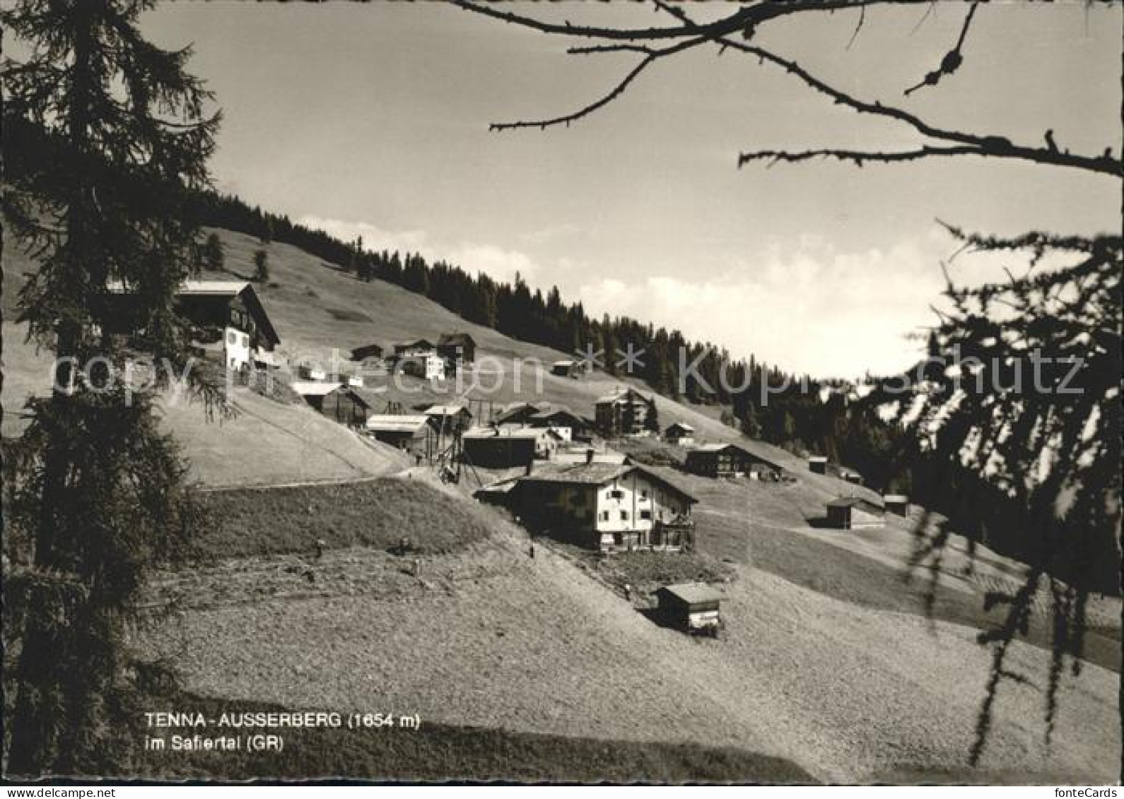 Tenna mit Ausserberg im Safiertal